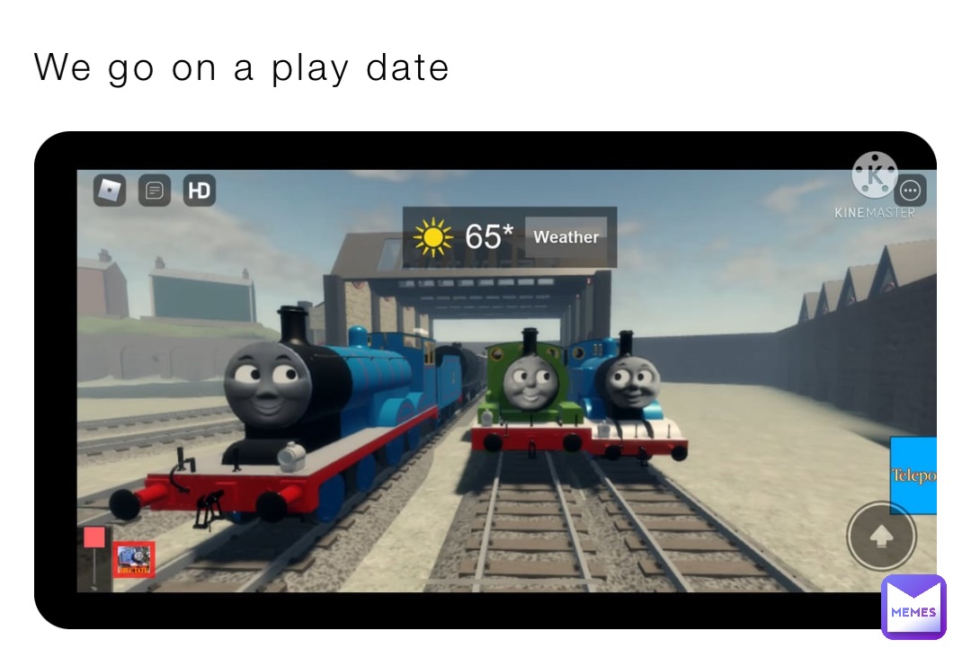We go on a play date