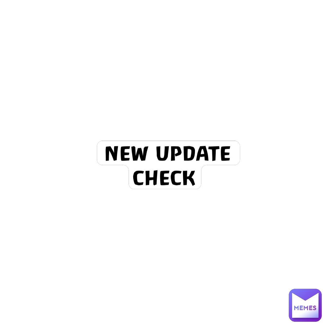 New update check