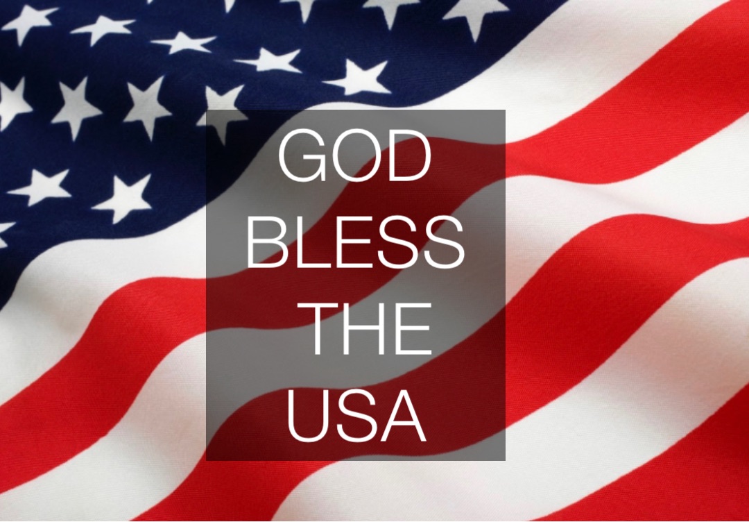 GOD
BLESS
THE 
USA