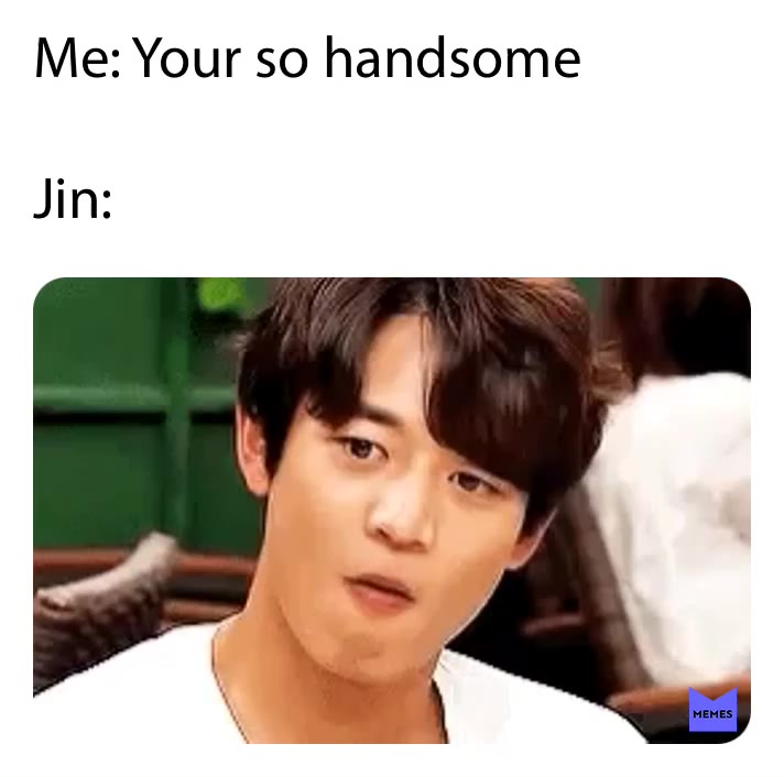 This is so JIN😂  #kimseokjin #jin #bts