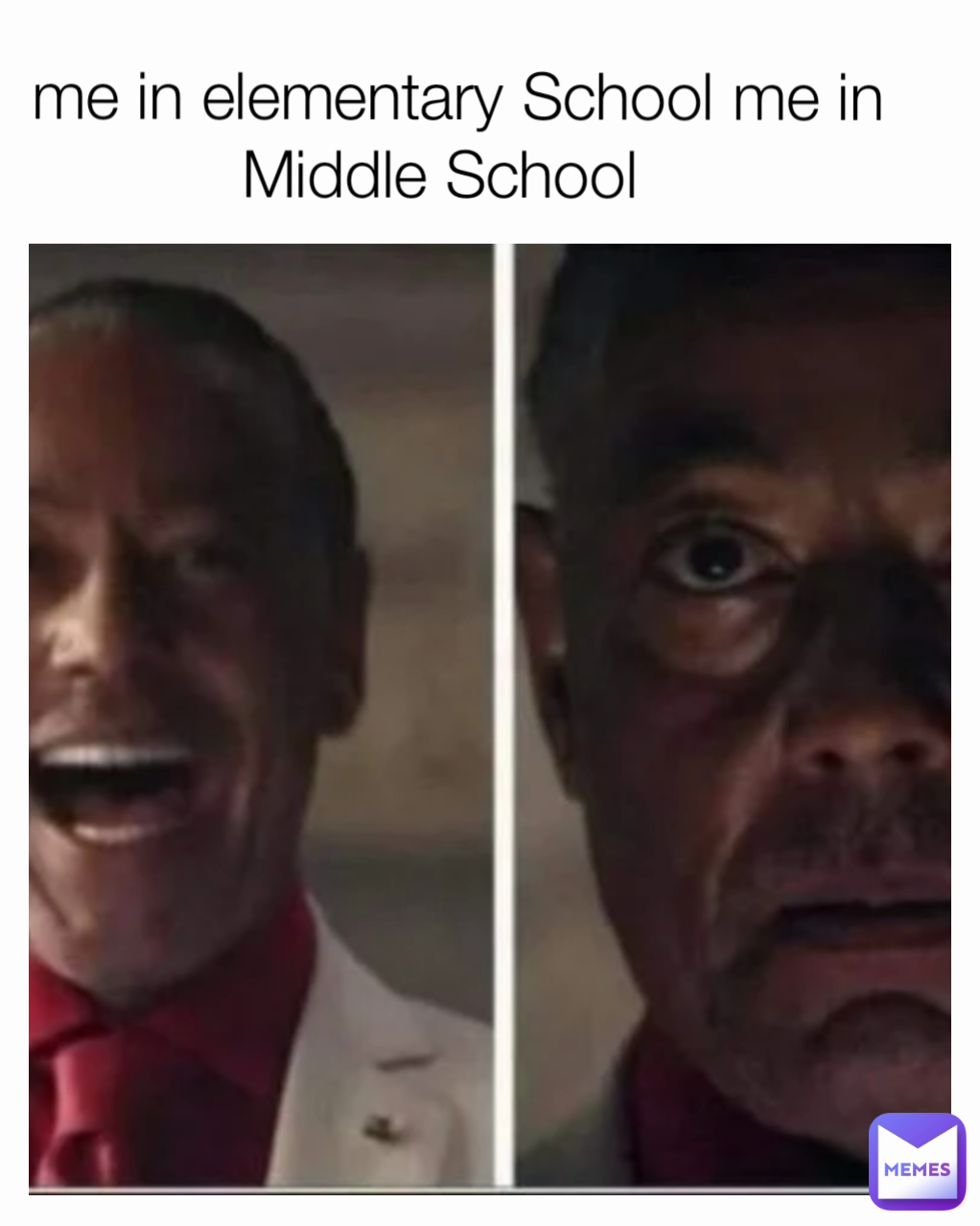  me in elementary School me in Middle School 
