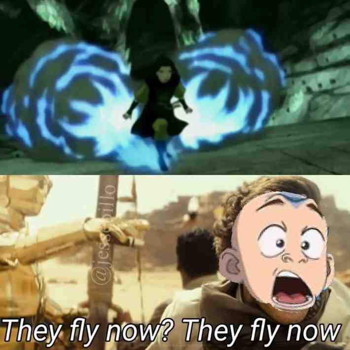 #starwars #poe #c3po #aang #azula #avatar