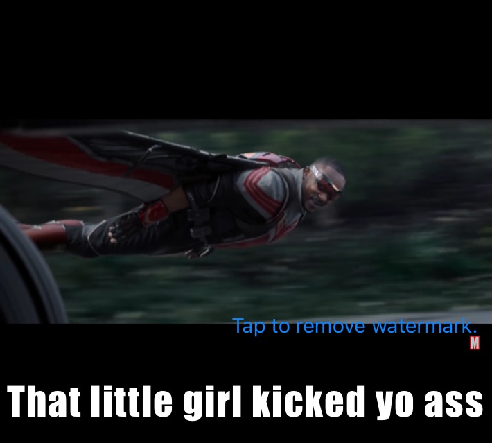 That little girl kicked yo ass