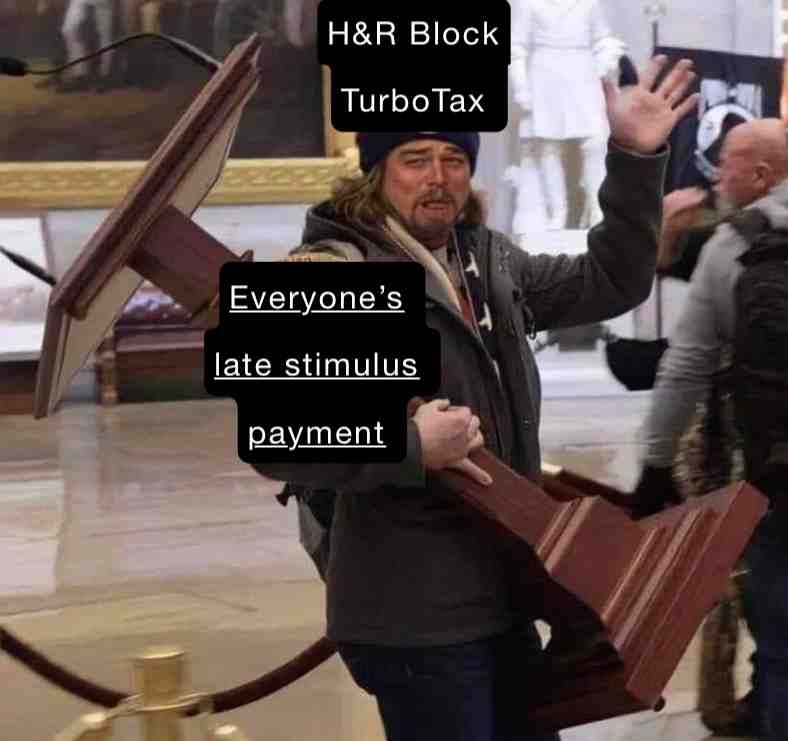 #funnymemes #turbotax #H&Rblock #haha #viral #funny #coronavirus #stimuluscheck #covid19