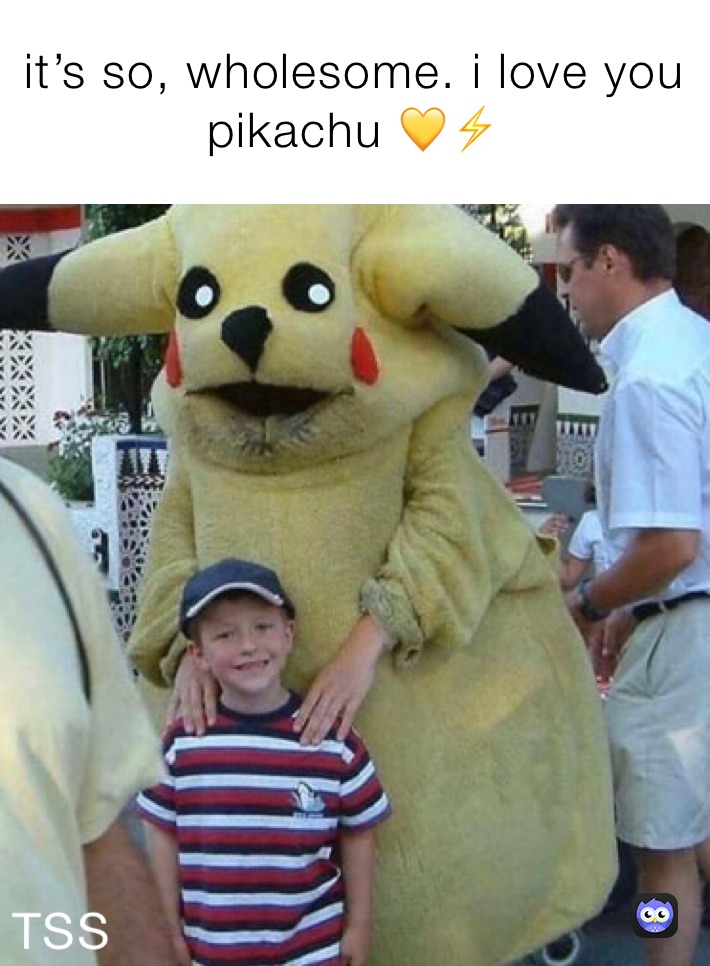 it’s so, wholesome. i love you pikachu 💛⚡️