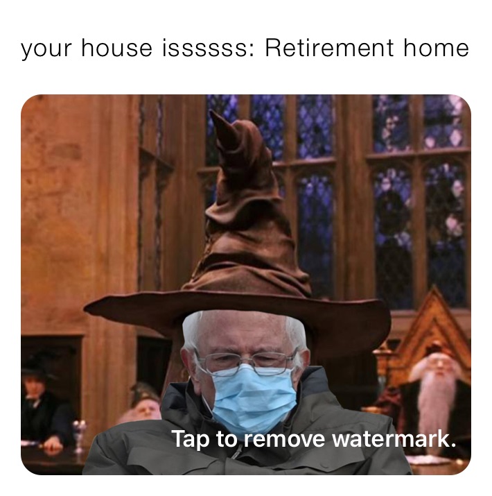 your house issssss: Retirement home