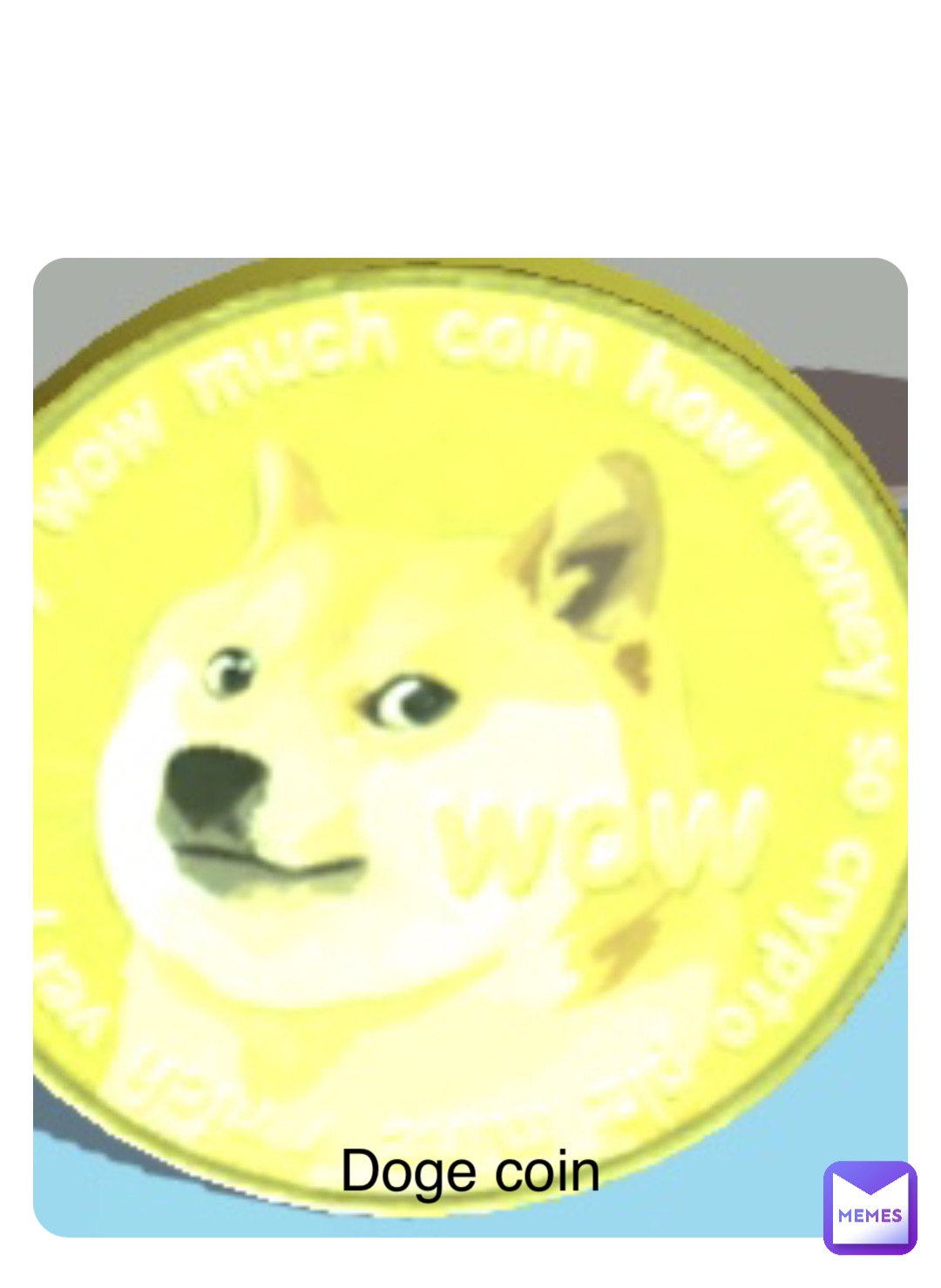 Double tap to edit Doge coin