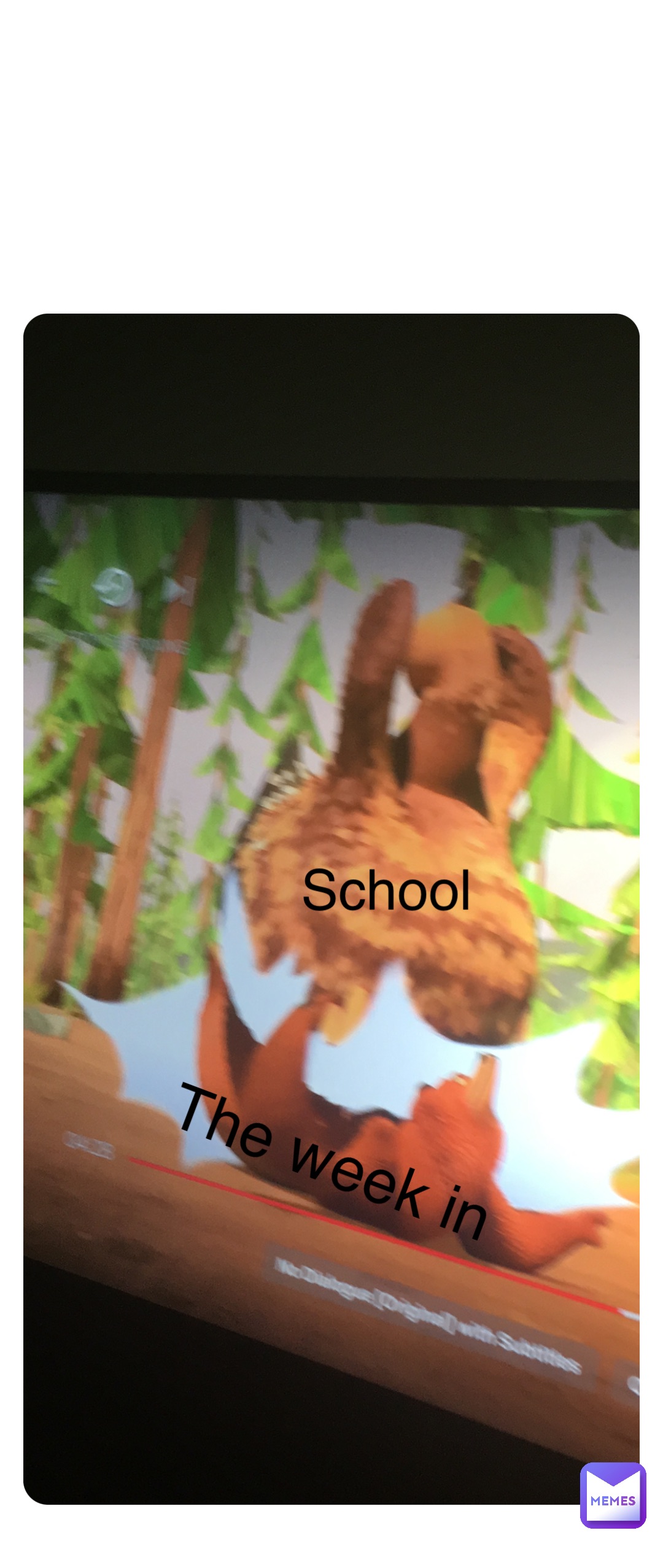 Double tap to edit The week in School