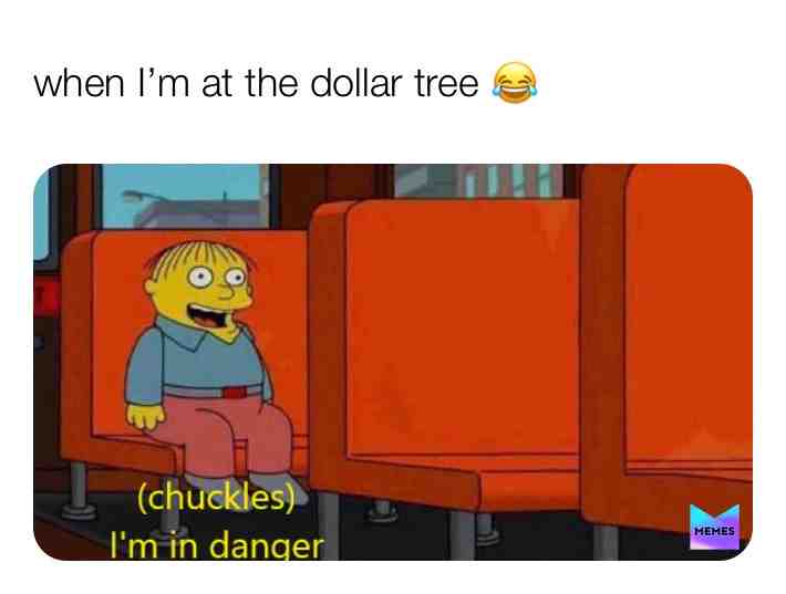 I’m in danger at the dollar tree  #meme  #imindanger  #dollartreememes  #dollartree