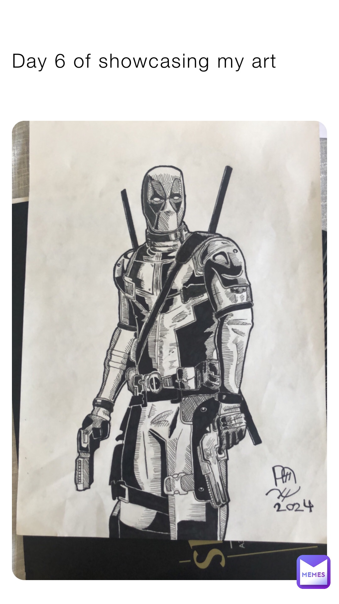 Day 6 of showcasing my art