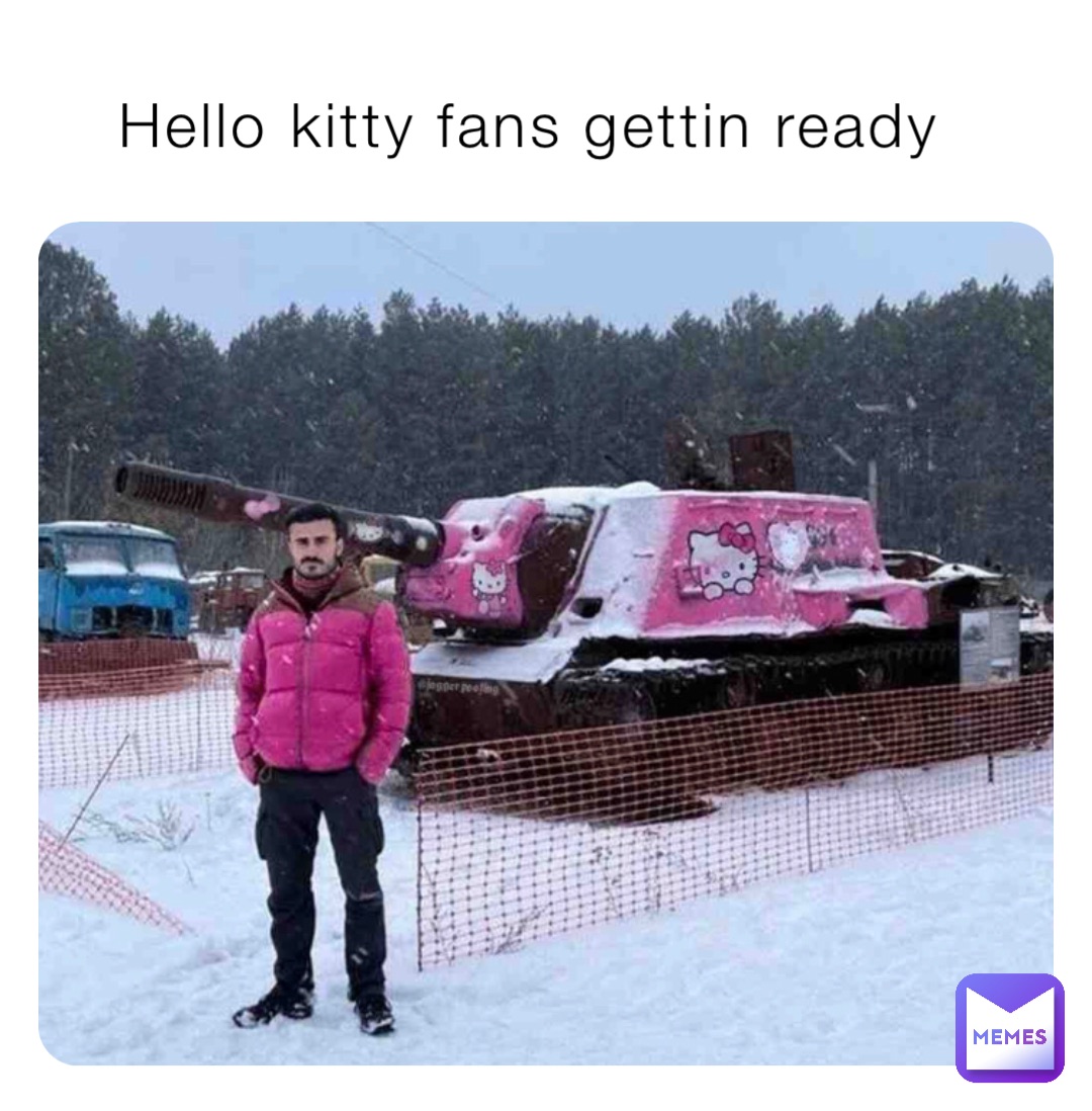 Hello kitty fans gettin ready