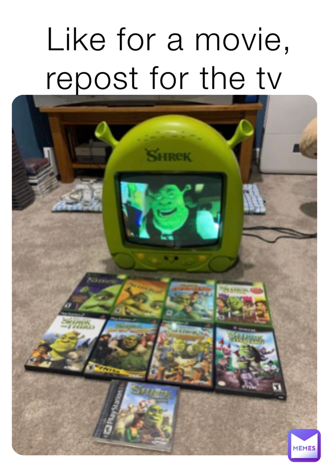 Like for a movie, repost for the tv