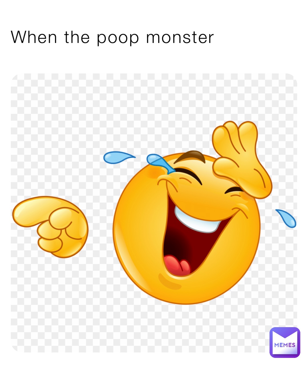 When the poop monster