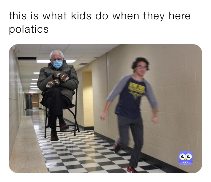 this is what kids do when they here polatics
