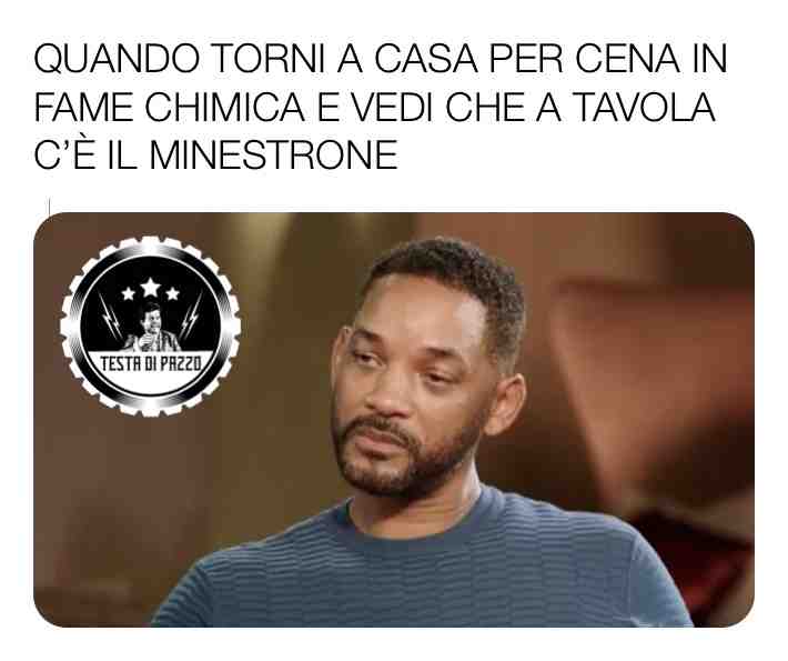 Diludendo..
Seguite @TestaDPazzo su INSTAGRAM
#meme #memeita #memeitalia #memes #ridere #divertimento #memeitaliani #postdivertenti #memeoftheday #memedaily #divertente