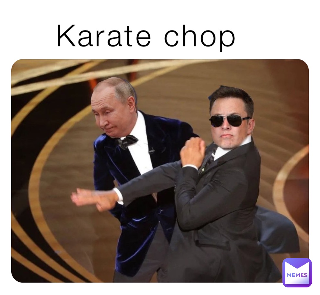 karate chop meme