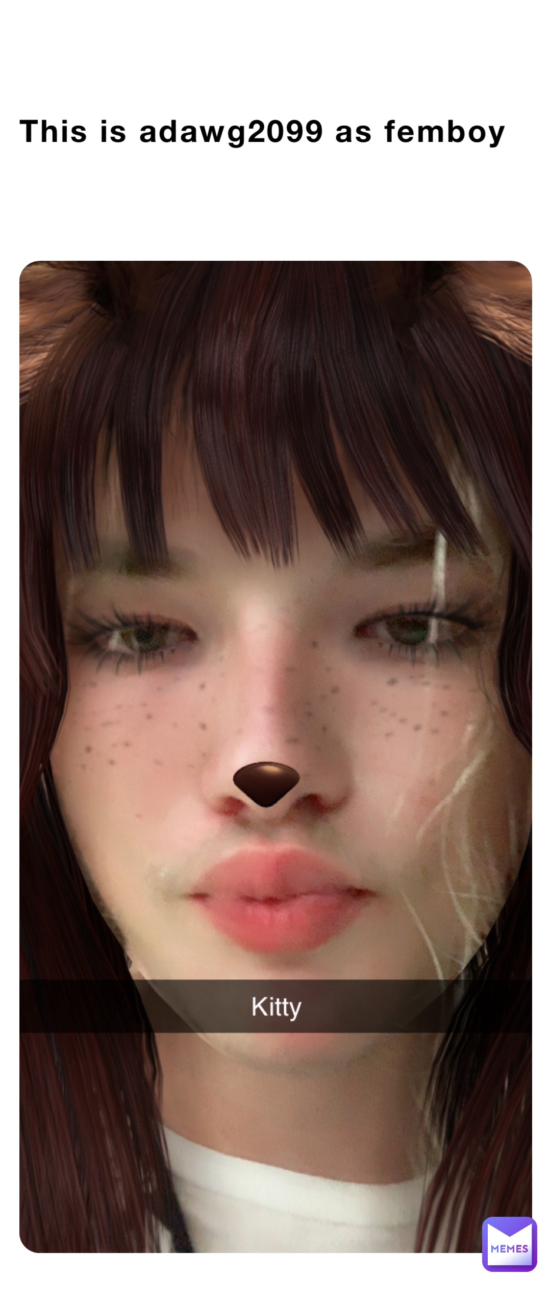 This is adawg2099 as femboy
