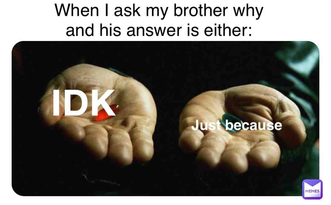 If this happened your the older brother