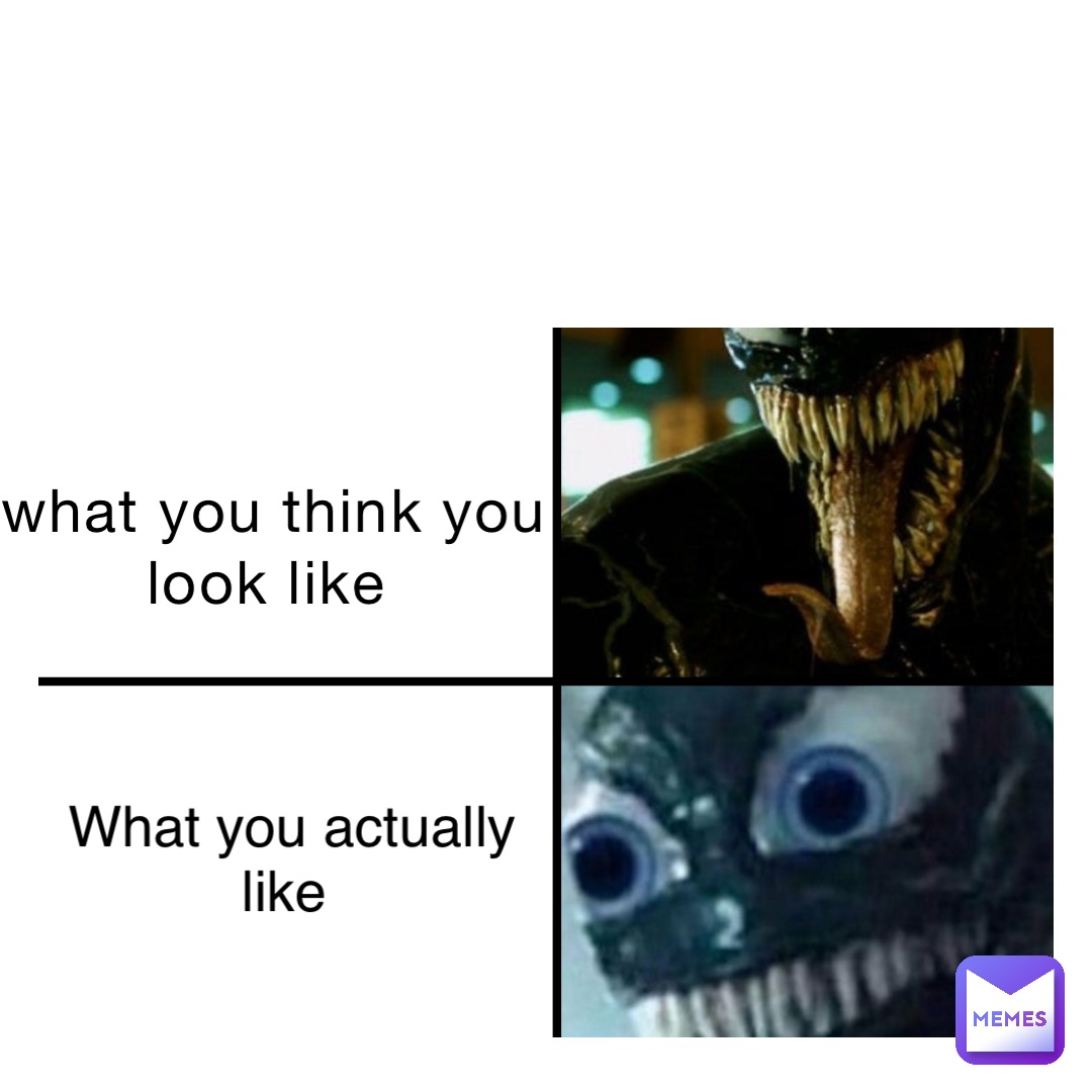 what you think you look like What you actually like