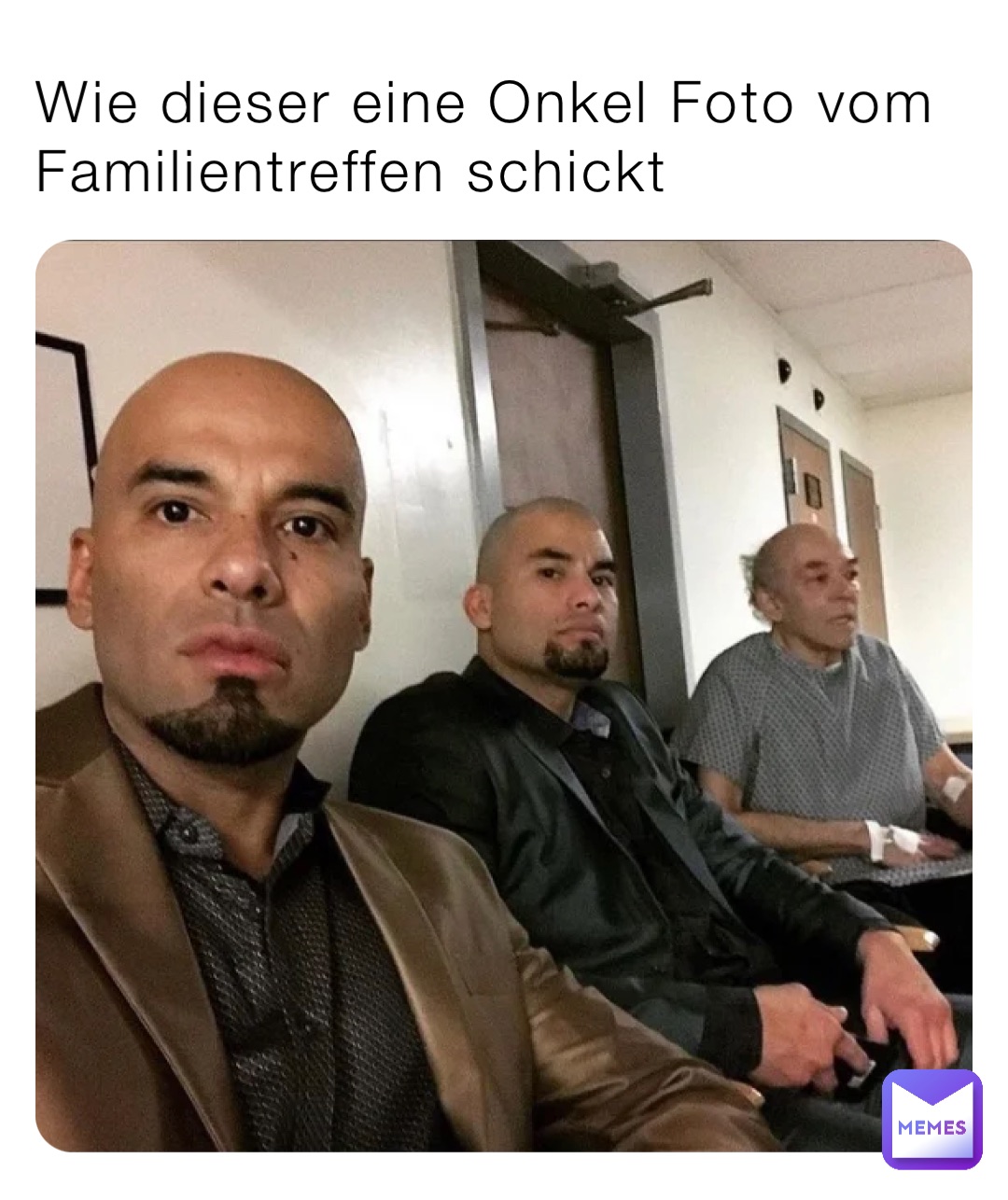 Wie dieser eine Onkel Foto vom Familientreffen schickt