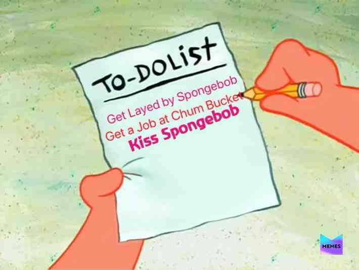 Patricks Actual To do List