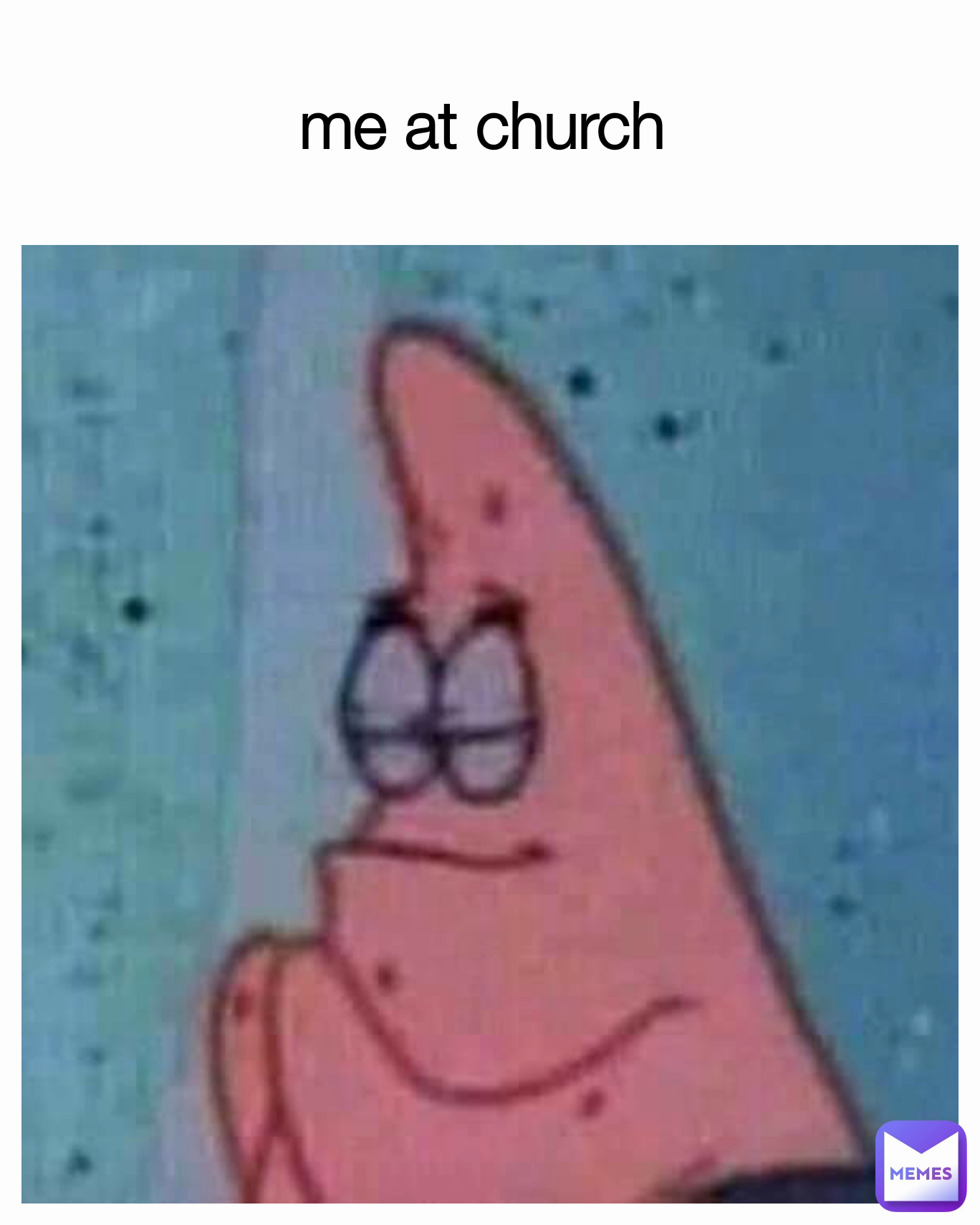 me at church 