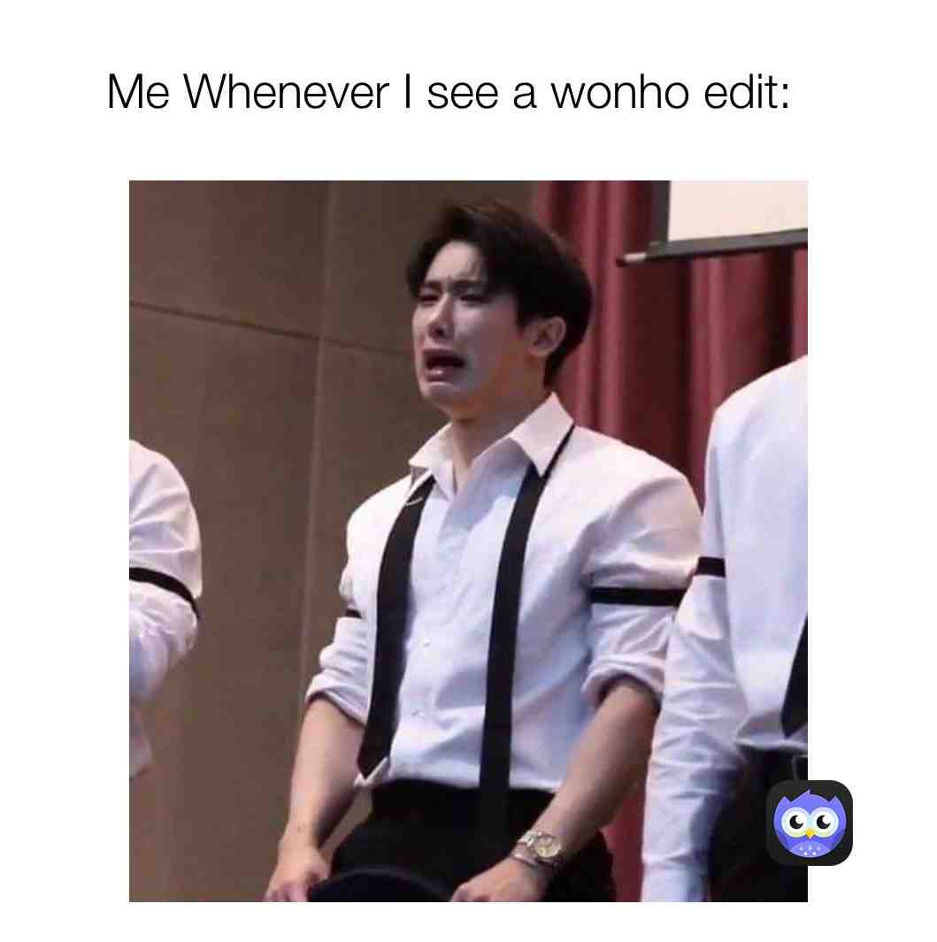 Like he’s so cute I can’t 😫😭❤️ #comedy #funny #memes #monstax #kpopmemes #wonho #meme #lol #cutie #love #edit #wenee #bunny #adorable