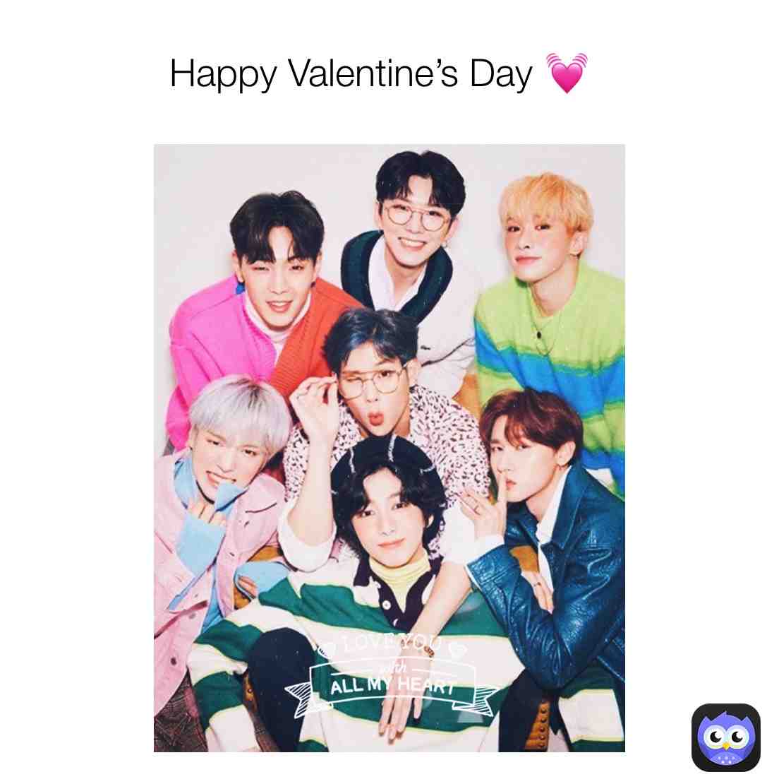 Happy Valentine’s Day Besties 😘❤️ #comedy #funny #memes #kpopmemes #monstax #valentinesday