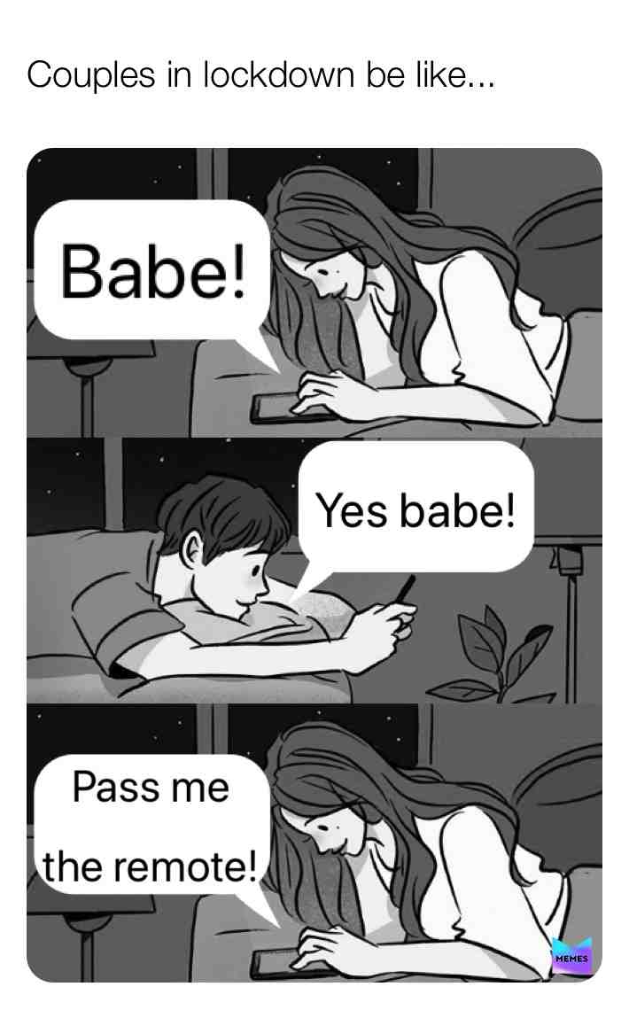 #lockdown #couplegoals #couples #passmetheremote #lazyass #textjokes #quarantinememe #funny #funnymemes #memes #meme #coronavirus #quarantine