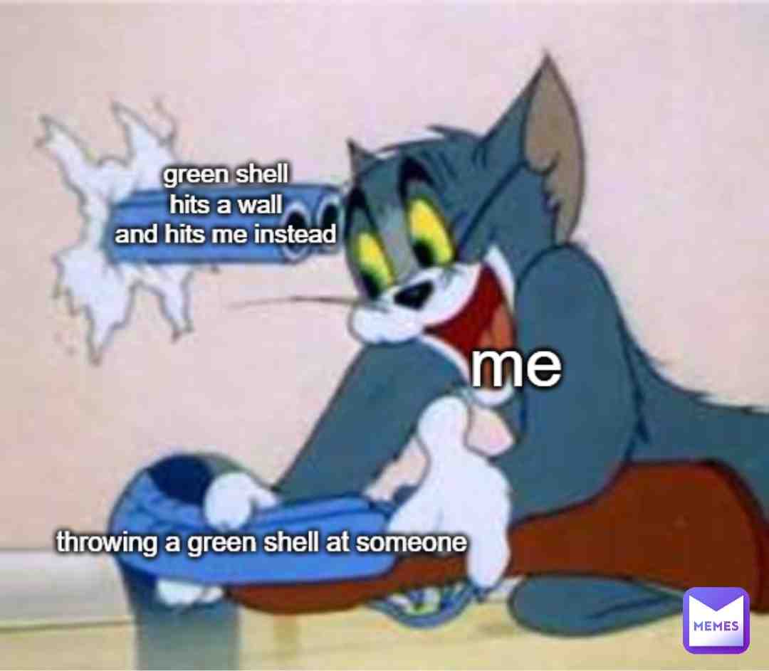 Apologies for inactivity, I was focusing on school, but have a meme instead #nintendo #mariokart