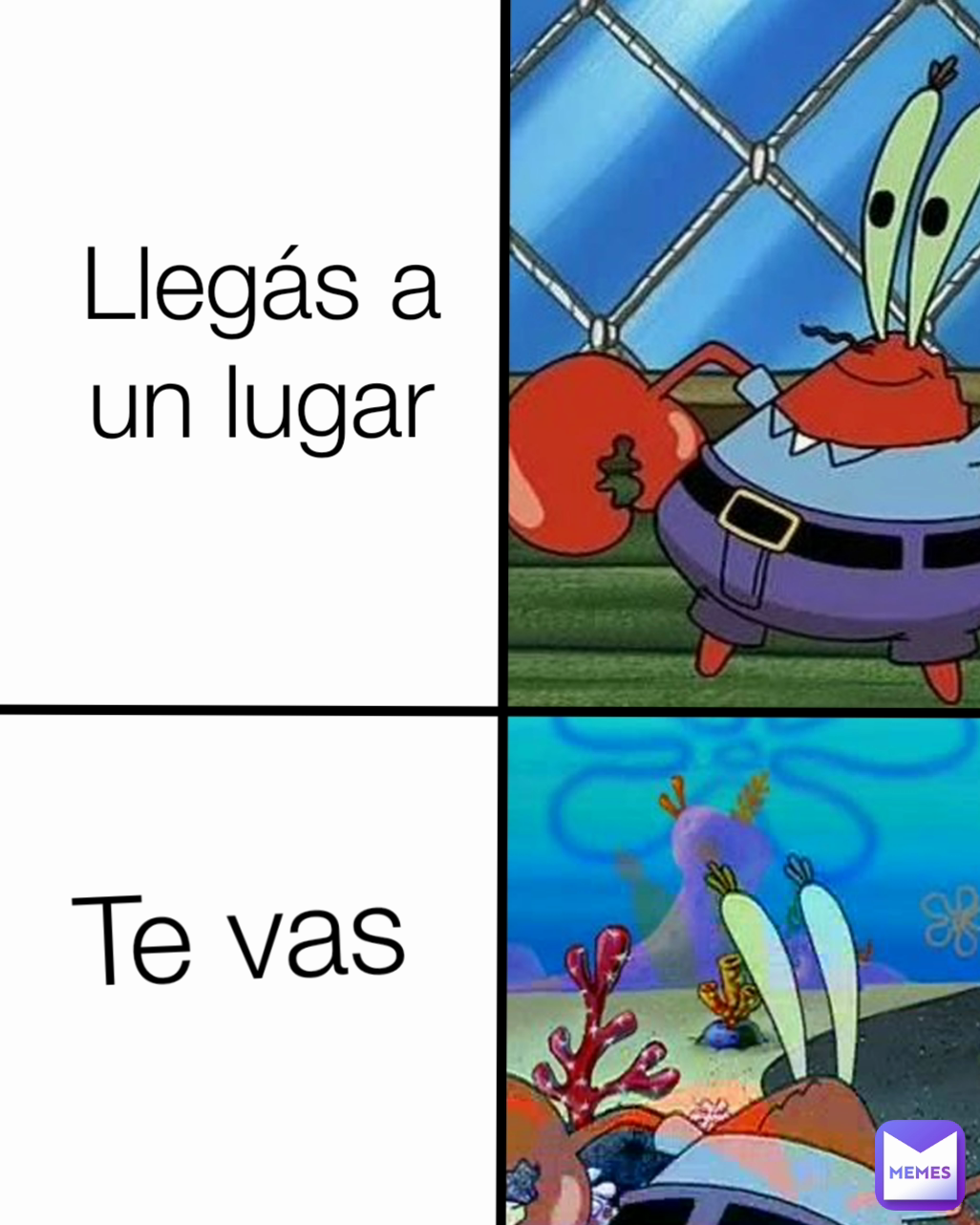 Te vas Type Text Llegás a un lugar