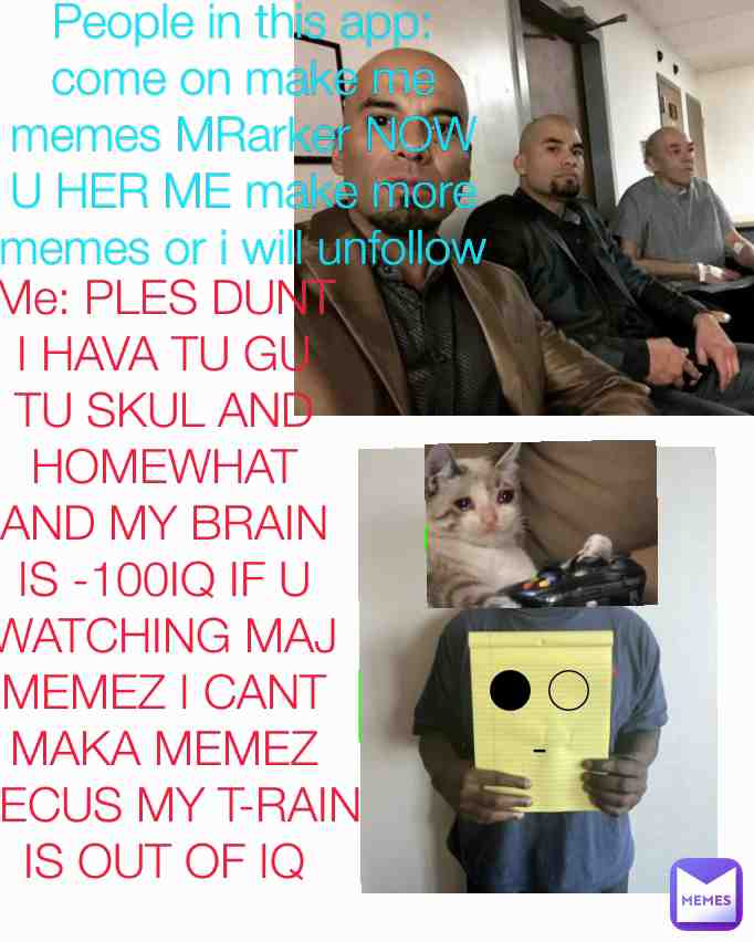 Meme shared by @UN.MrArker