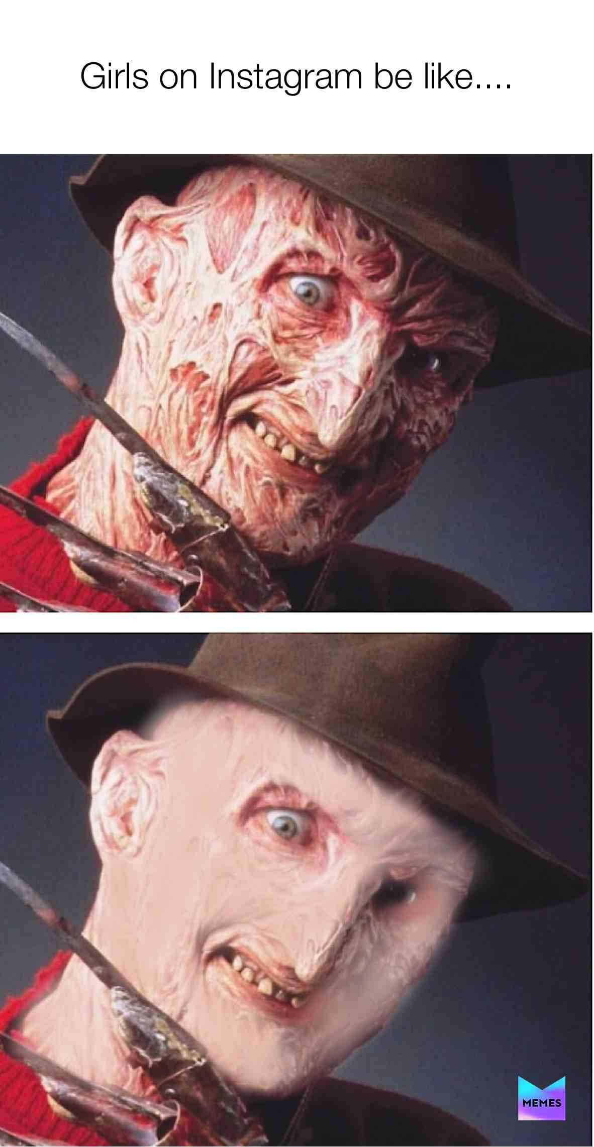 Hahaha fr #instamemes #instagrammodels #freddykruger