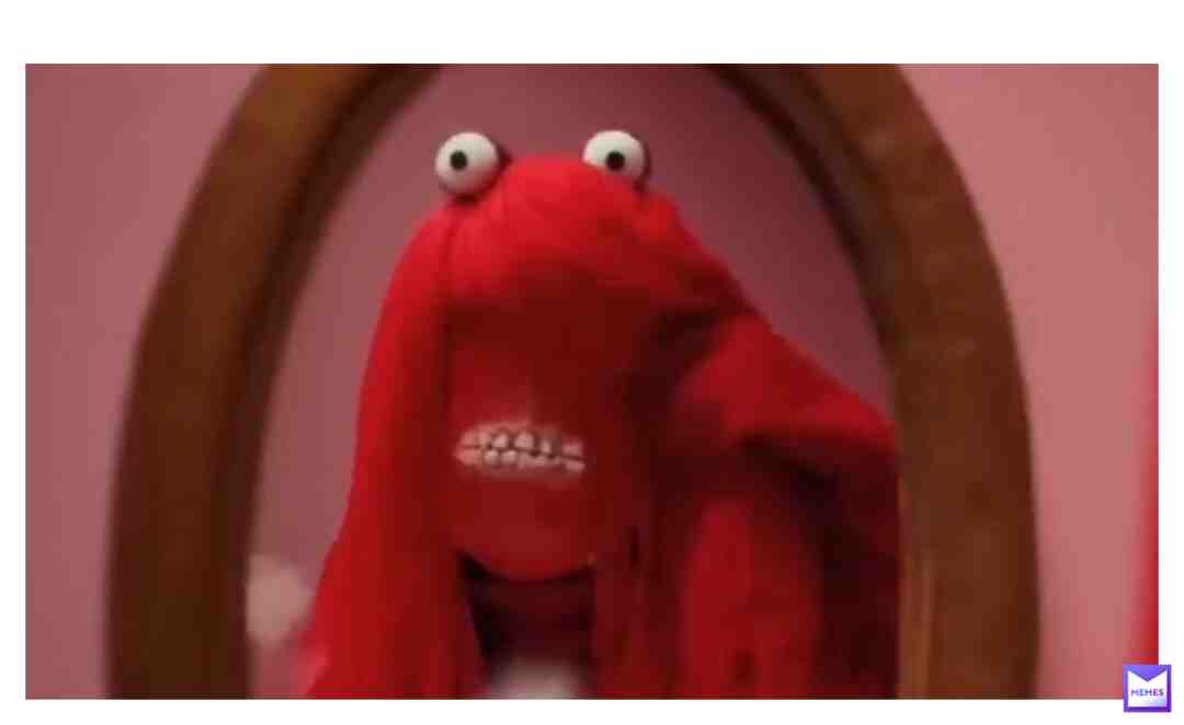 finding out red guy has a mouth is mildly unsettling, but if he didn't, how could he even talk?