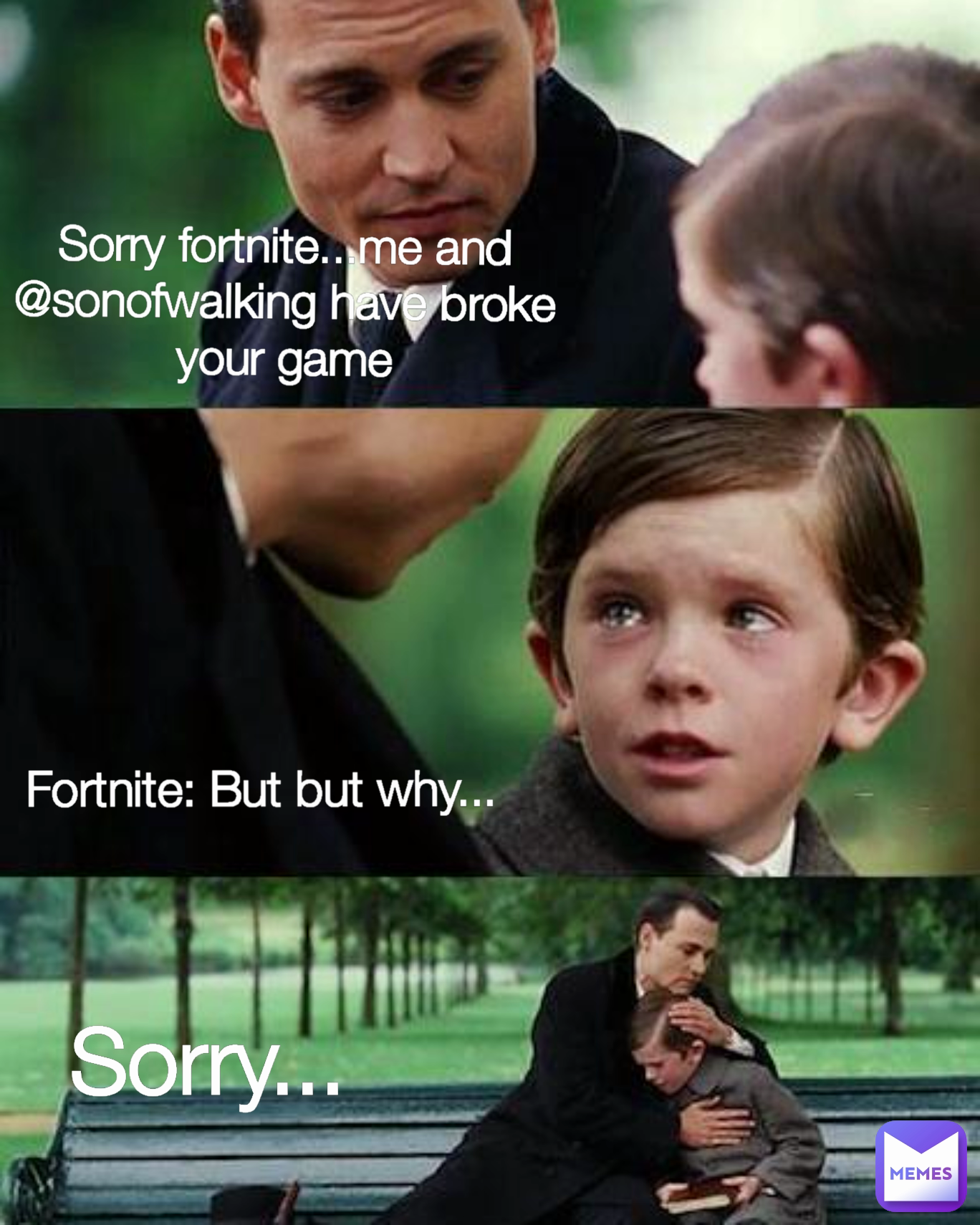 Fortnite: But but why... Sorry fortnite...me and @sonofwalking have broke your game Sorry...