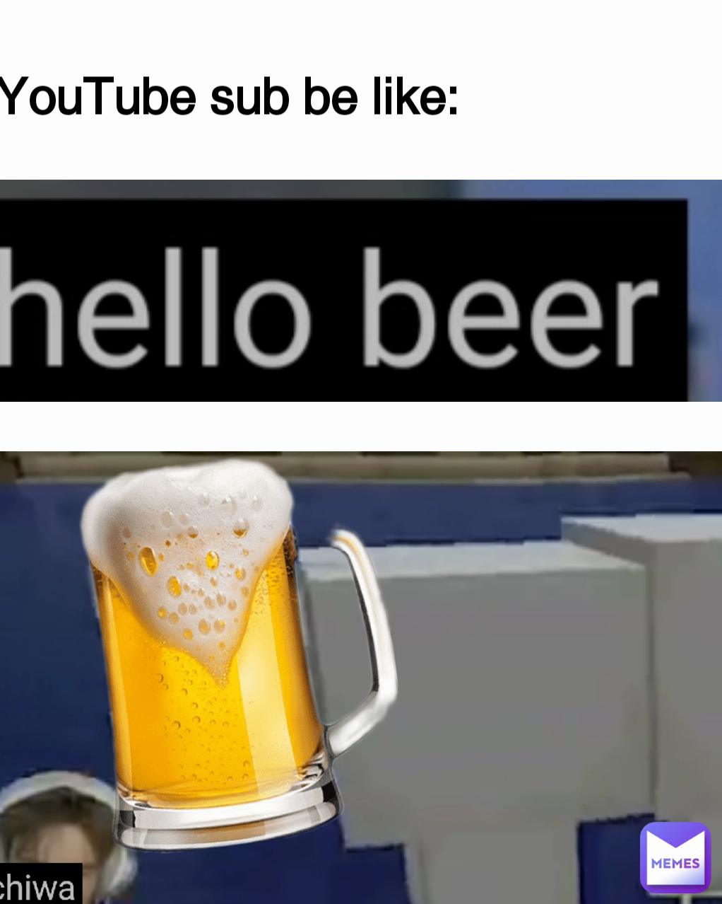 YouTube sub be like: