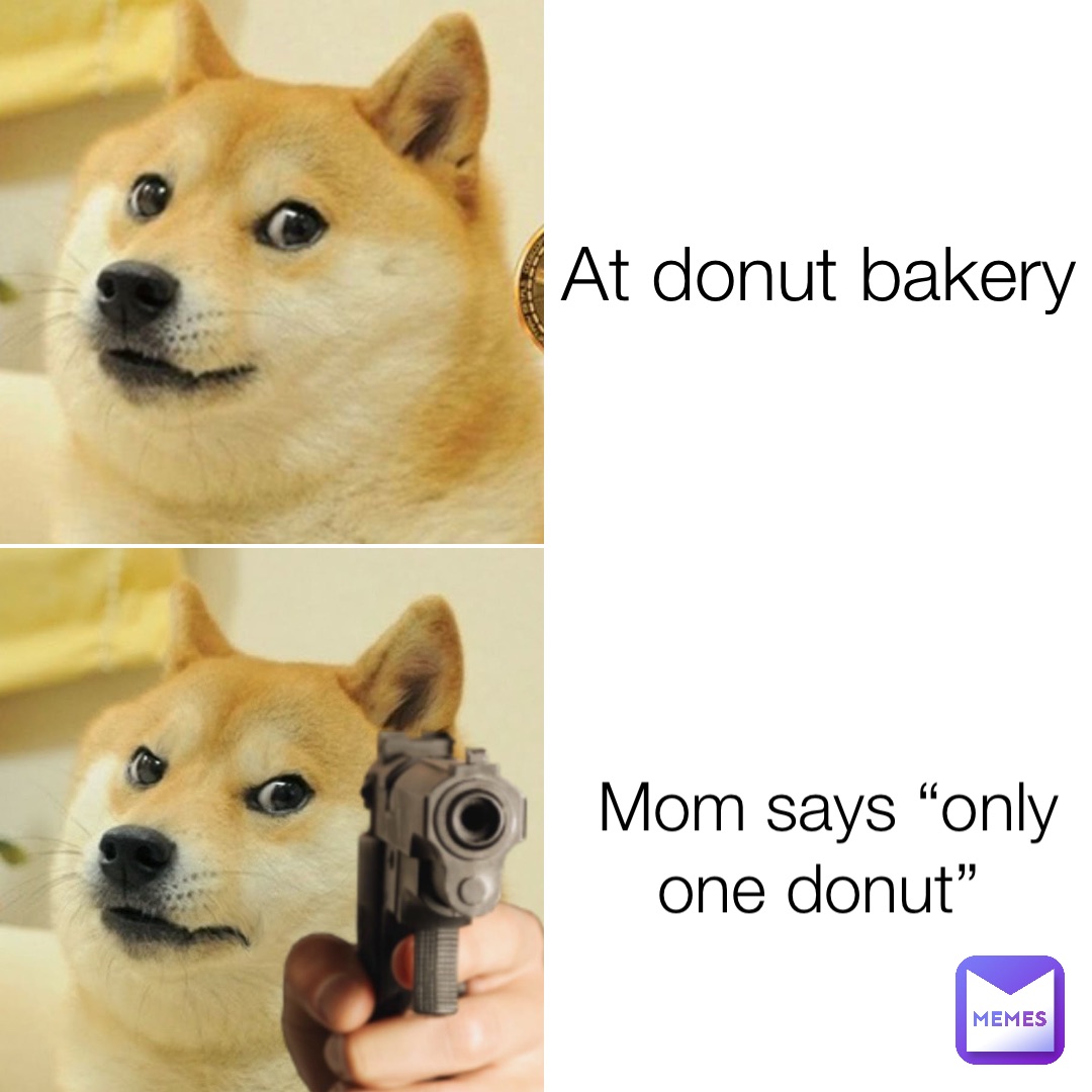 At donut bakery Mom says “only one donut”