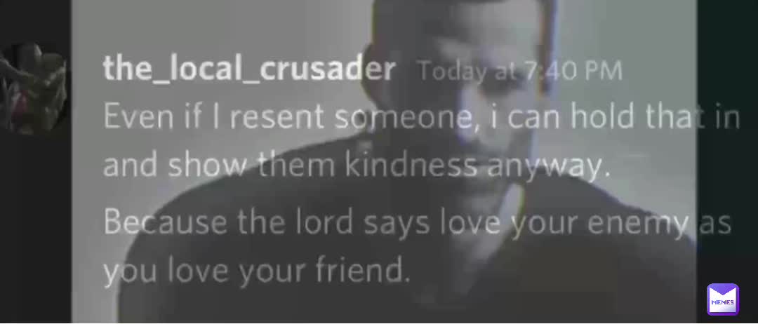My dude here is a true chad among men