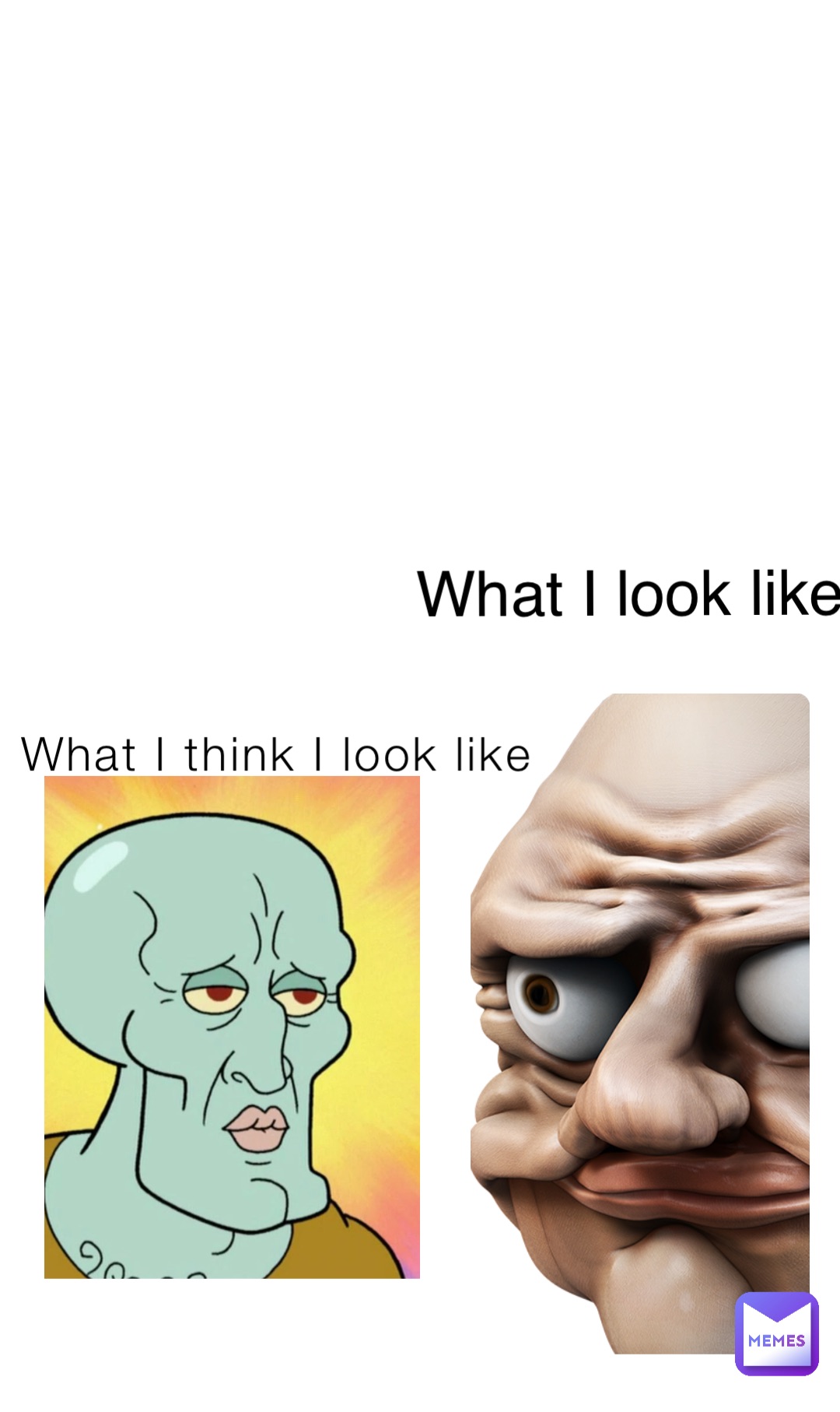 What I think I look like What I look like