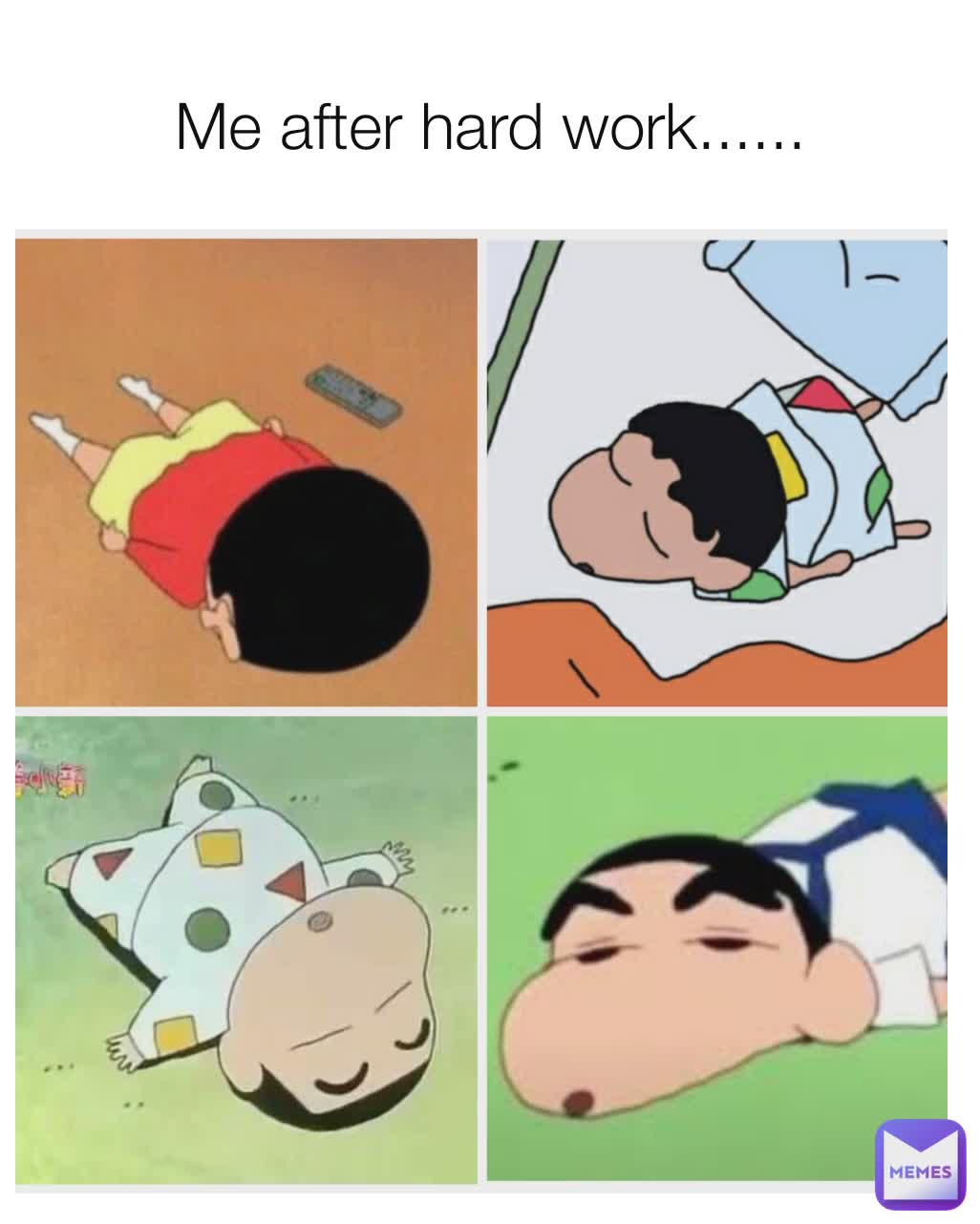Me after hard work......