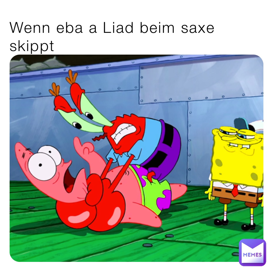 Wenn eba a Liad beim saxe skippt