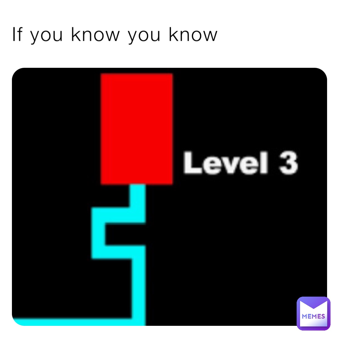 If you know you know