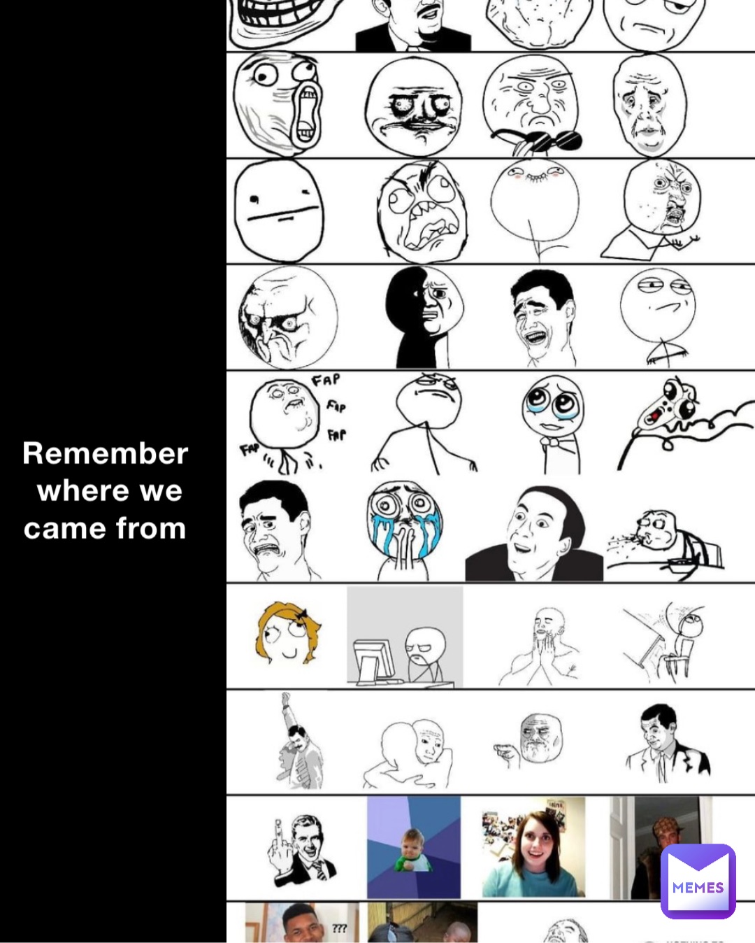 Remember where we came from