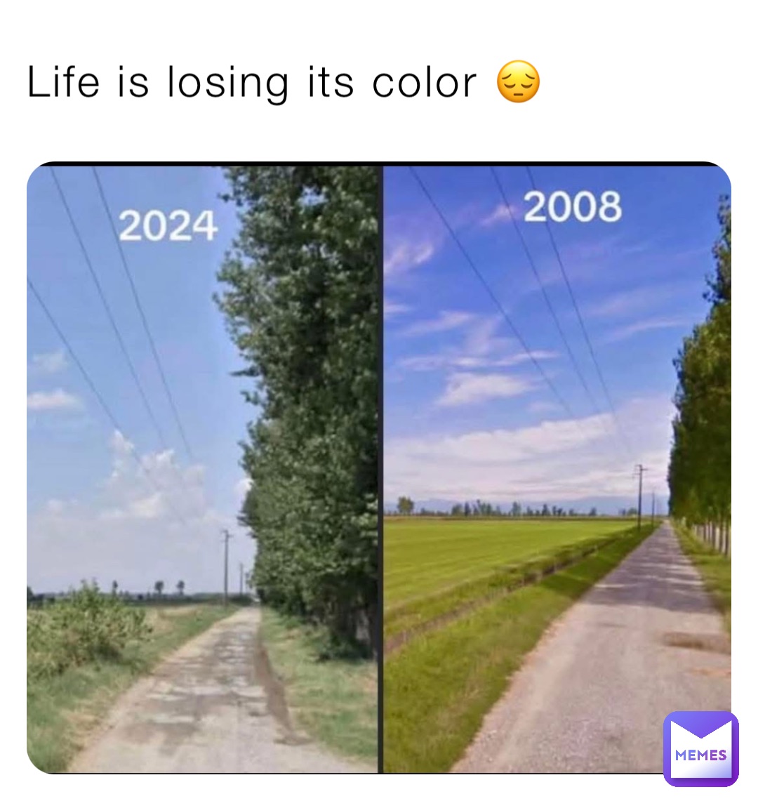 Life is losing its color 😔