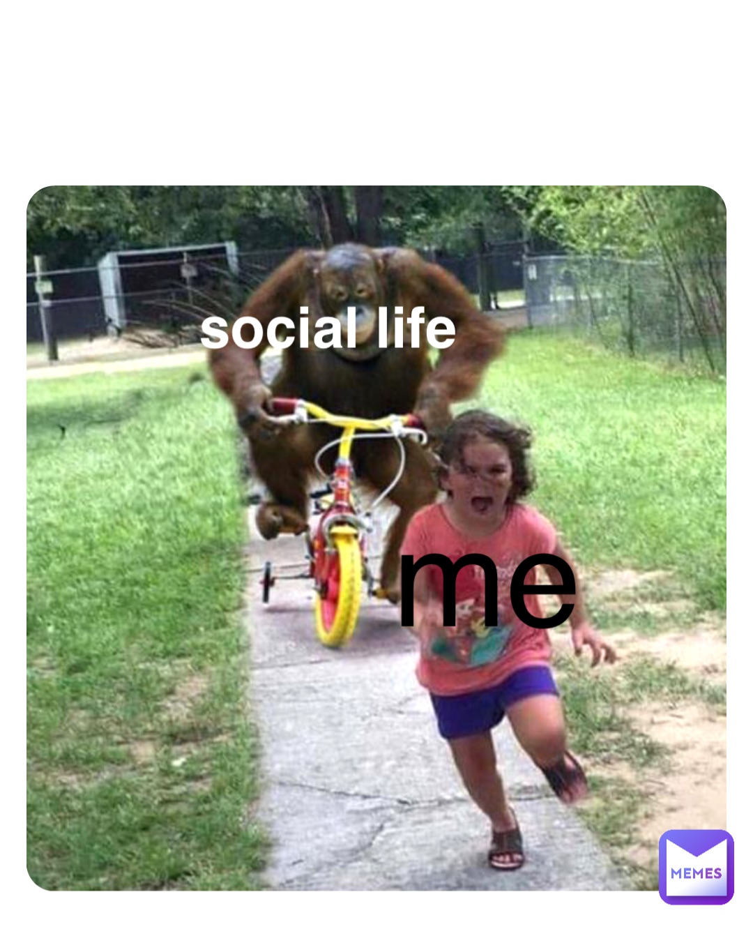 Double tap to edit social life me