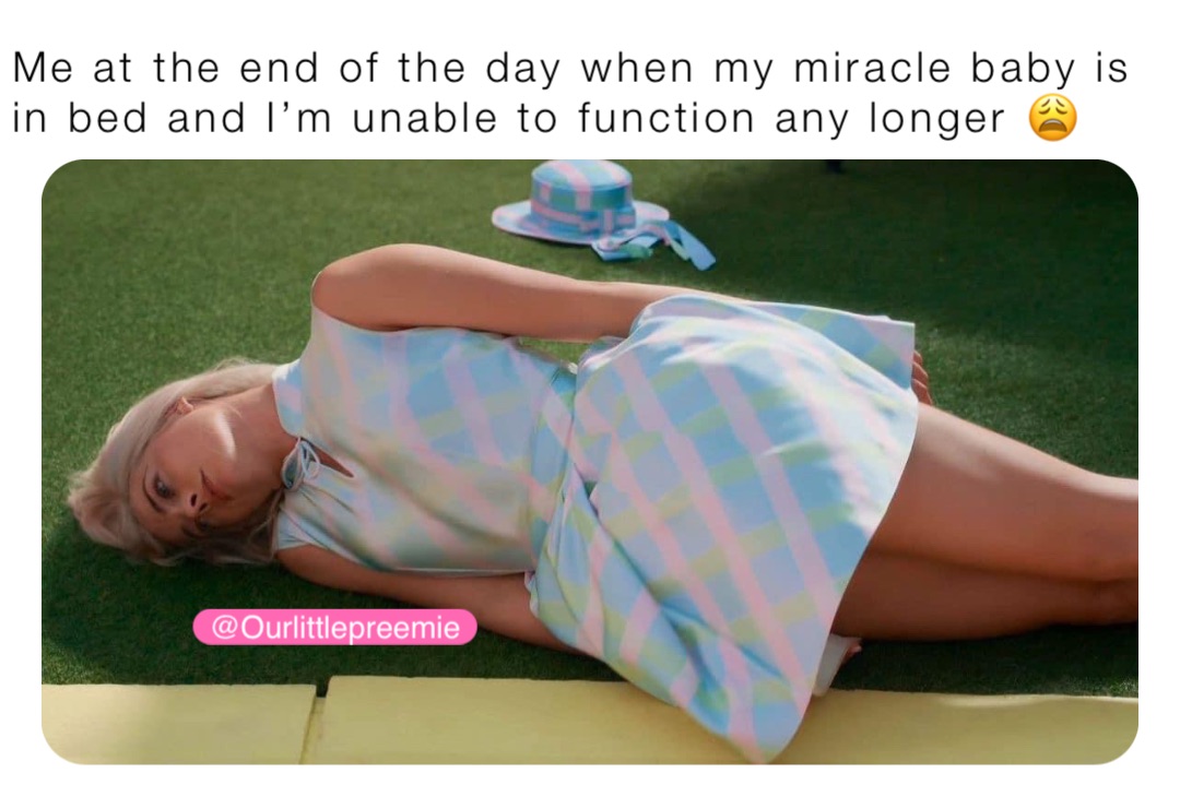 Me at the end of the day when my miracle baby is in bed and I’m unable to function any longer 😩