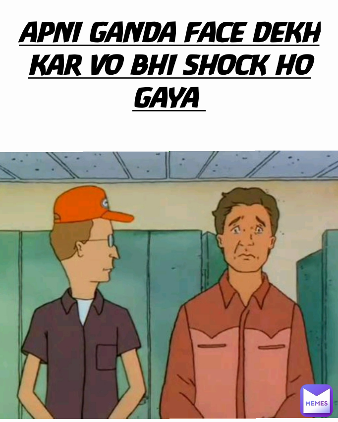 APNI GANDA FACE DEKH KAR VO BHI SHOCK HO GAYA 