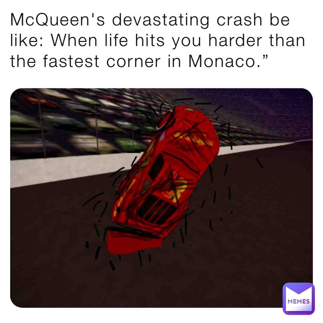 #lightningmcqueen #crashing