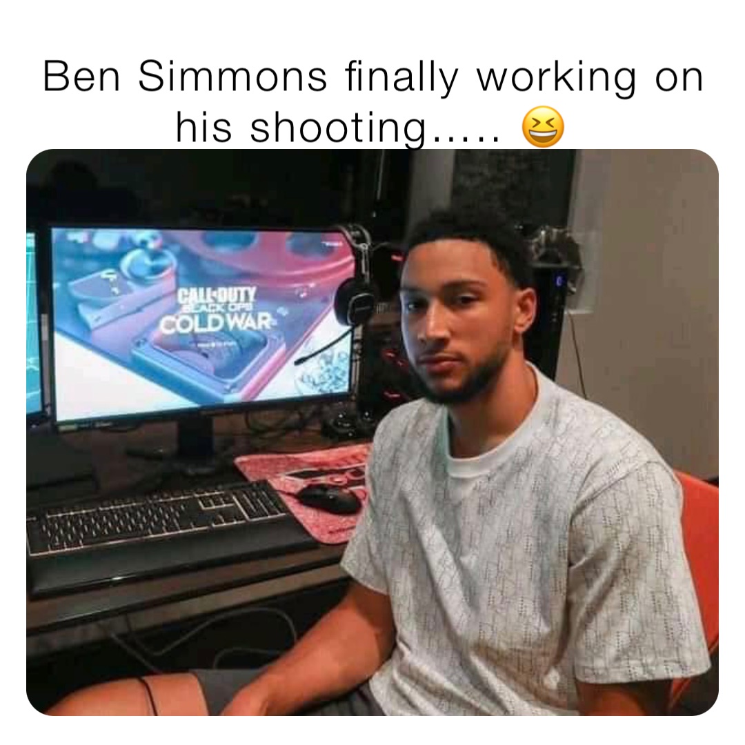 Ben Simmons finally working on his shooting….. 😆