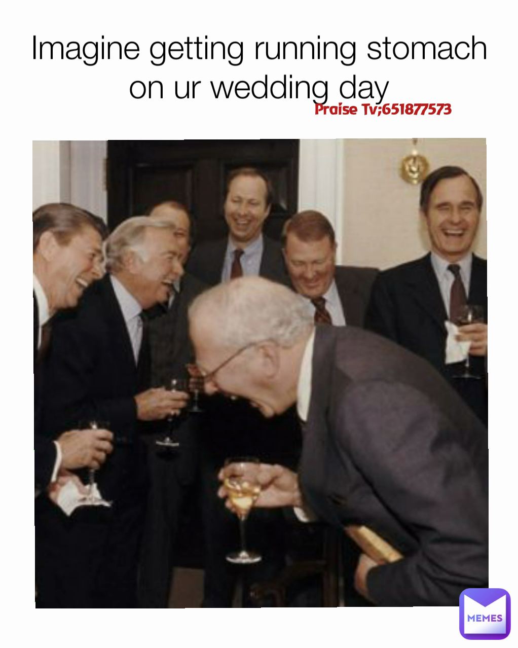 Imagine getting running stomach on ur wedding day Praise Tv;651877573